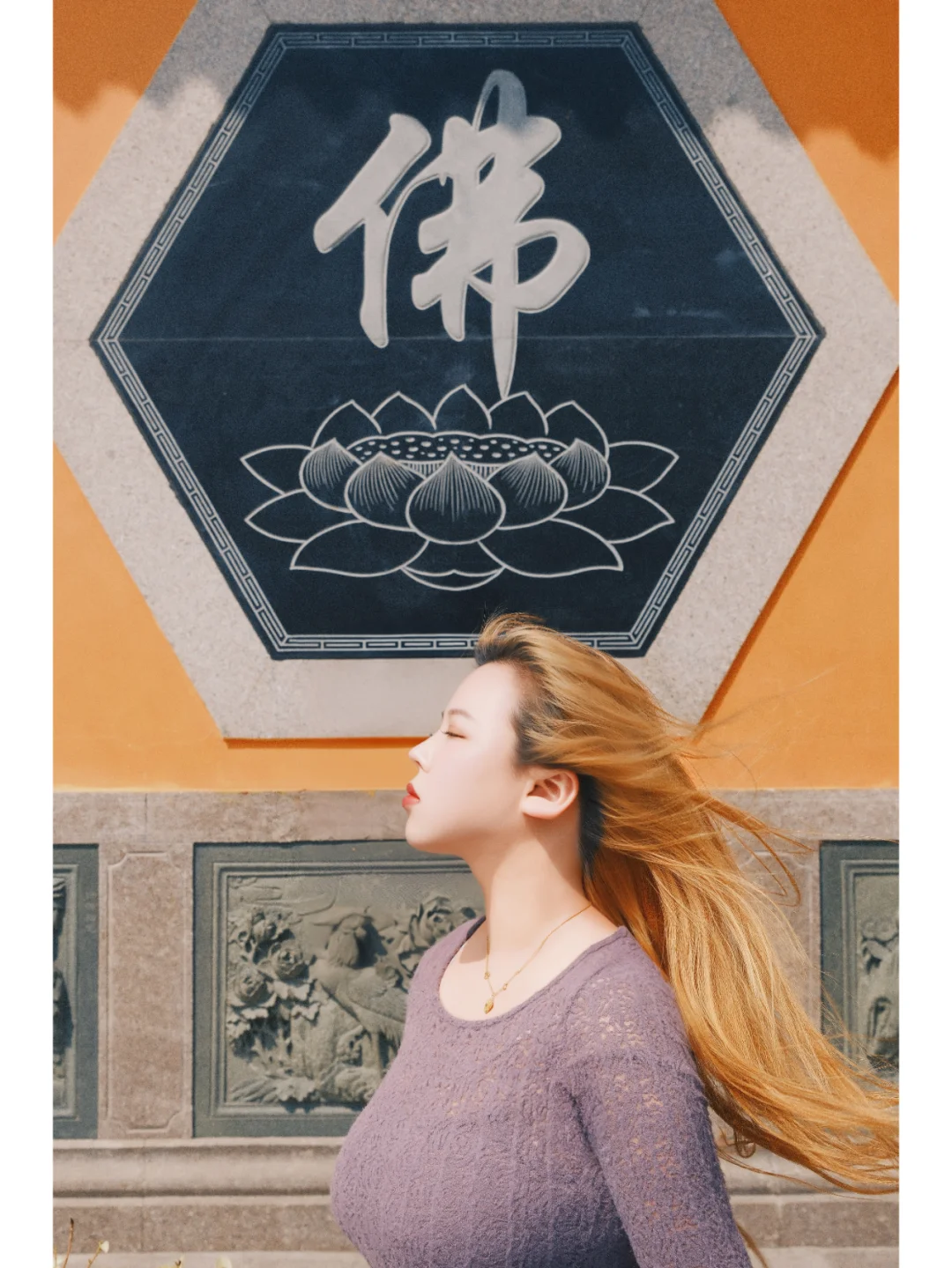 58元20底！晴天洛伽寺丰腴女生照样出片📸