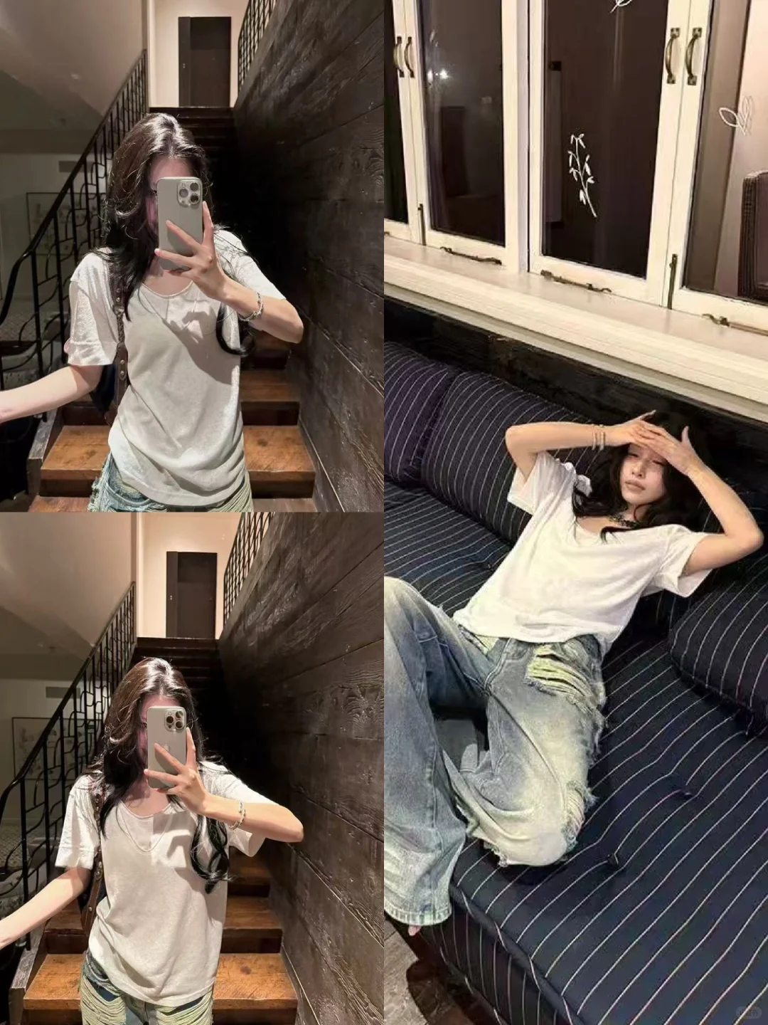 韩女氛围穿搭🤍～又甜又欲的一件🐰