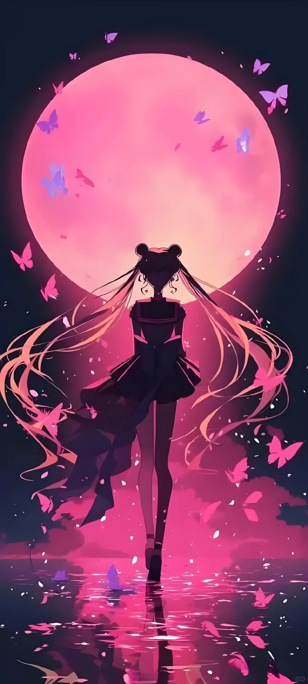 粉月亮美死我了🥺🥺🥺超绝美少女壁纸