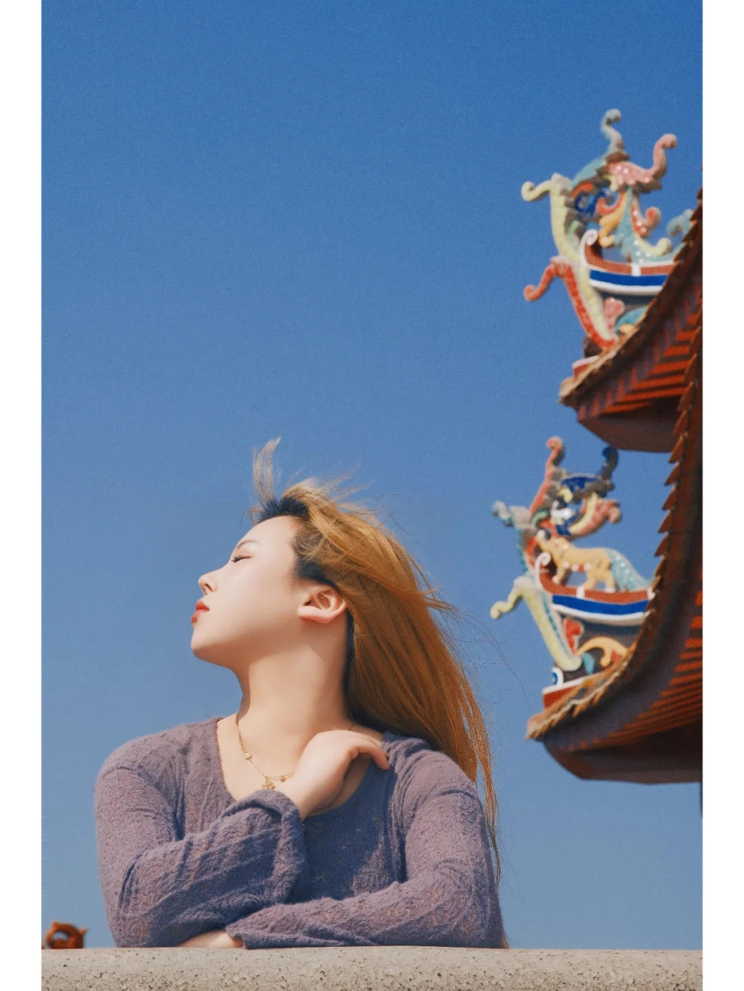 58元20底！晴天洛伽寺丰腴女生照样出片📸