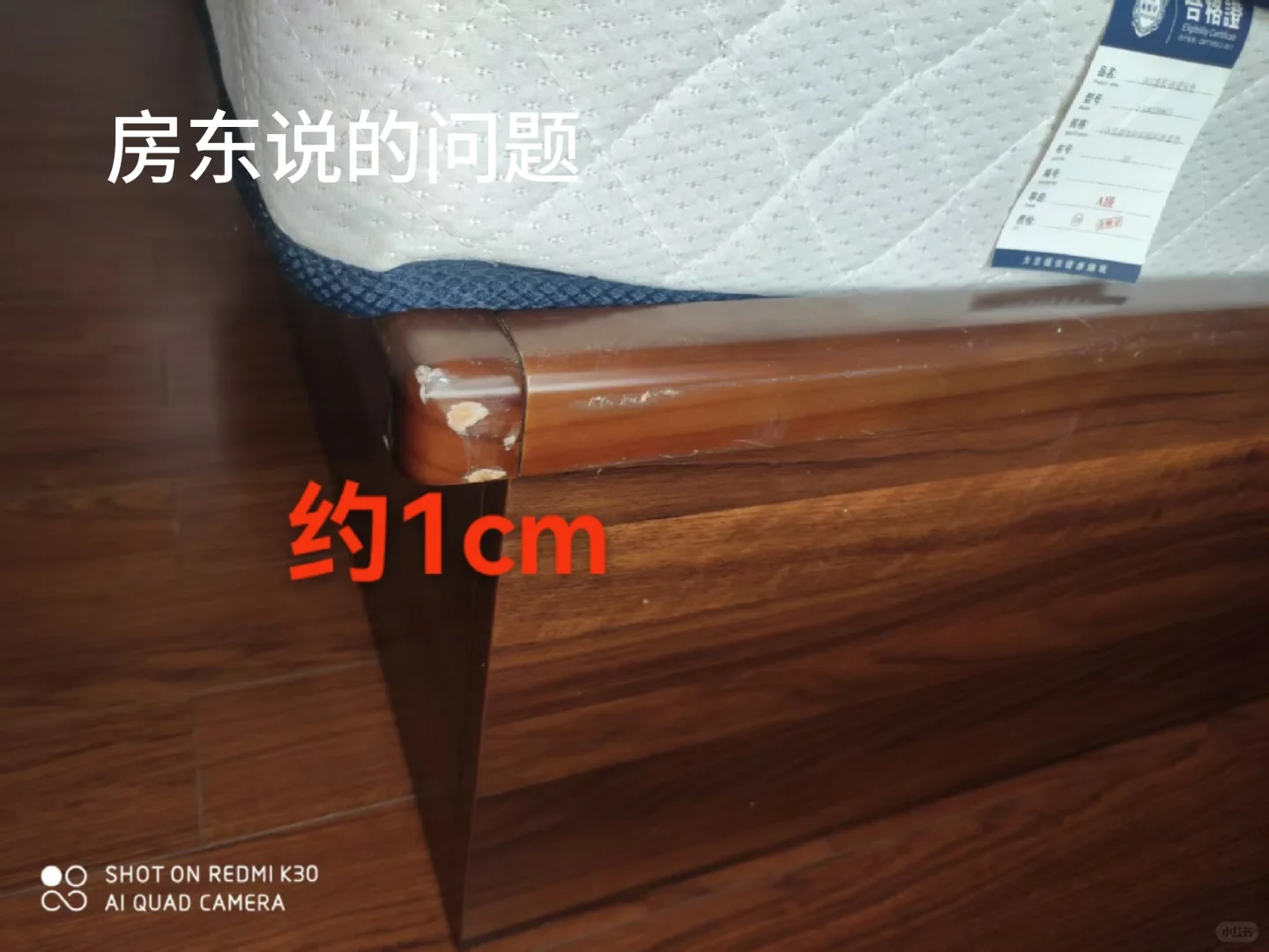 打扫成这样扣1000块钱不过分吧?
