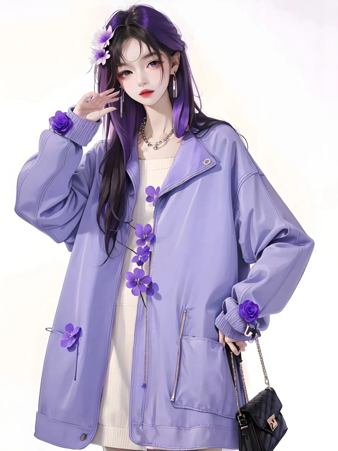 职场穿搭·魅惑紫