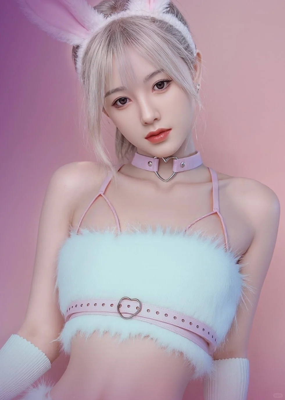 太可爱了！我的硅基朋友🐰兔女郎！