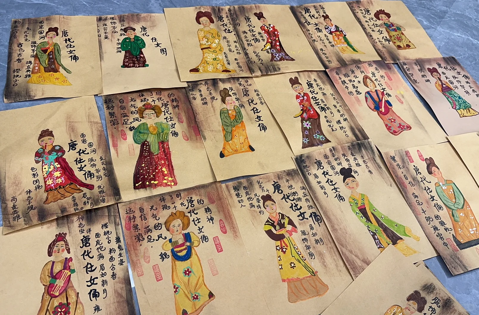 唐代仕女俑‖ 看丰腴中的雅致！