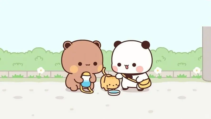 一二布布横屏壁纸丨一二给你小心心❤