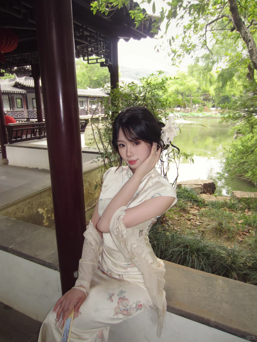 常熟陪拍📸｜苏州园林里的中式旗袍🍃