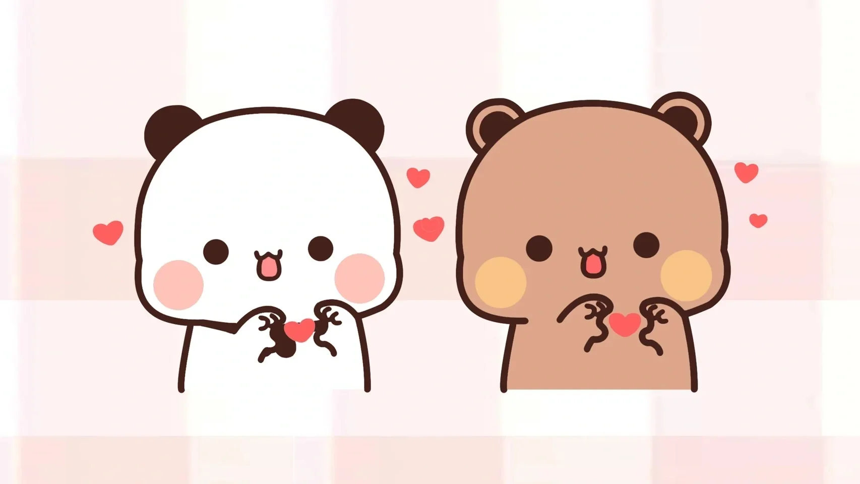 一二布布横屏壁纸丨一二给你小心心❤