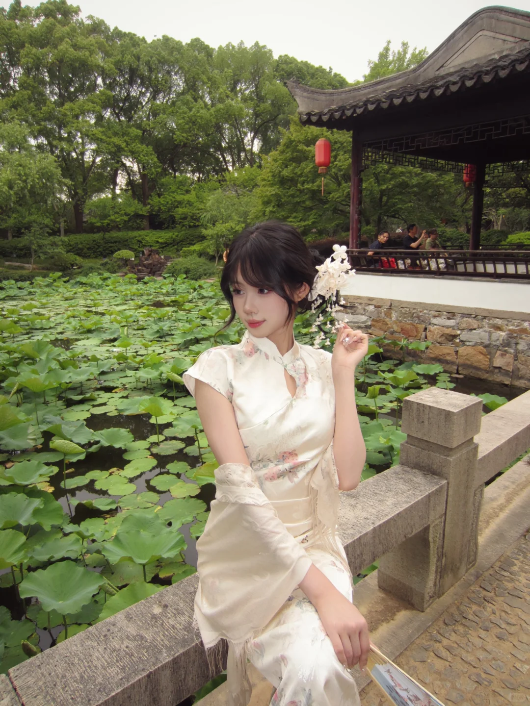 常熟陪拍📸｜苏州园林里的中式旗袍🍃