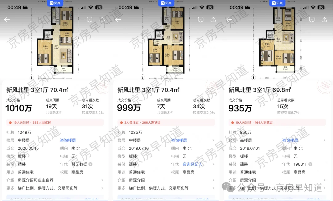 北京楼市：德胜跌幅超出想象