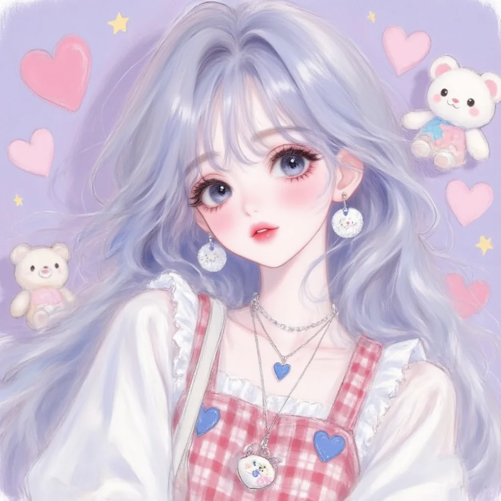 女头｜甜甜的插画女孩来啦～