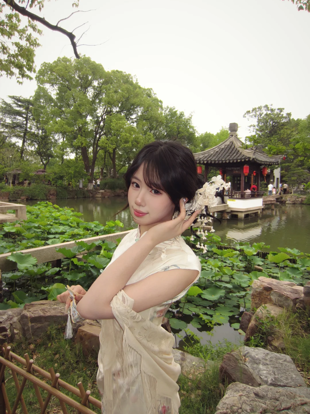 常熟陪拍📸｜苏州园林里的中式旗袍🍃