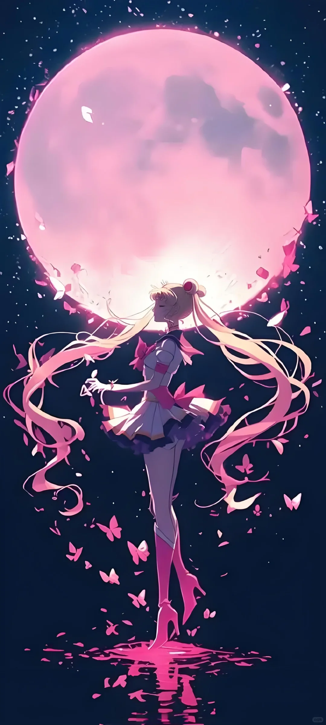 粉月亮美死我了🥺🥺🥺超绝美少女壁纸