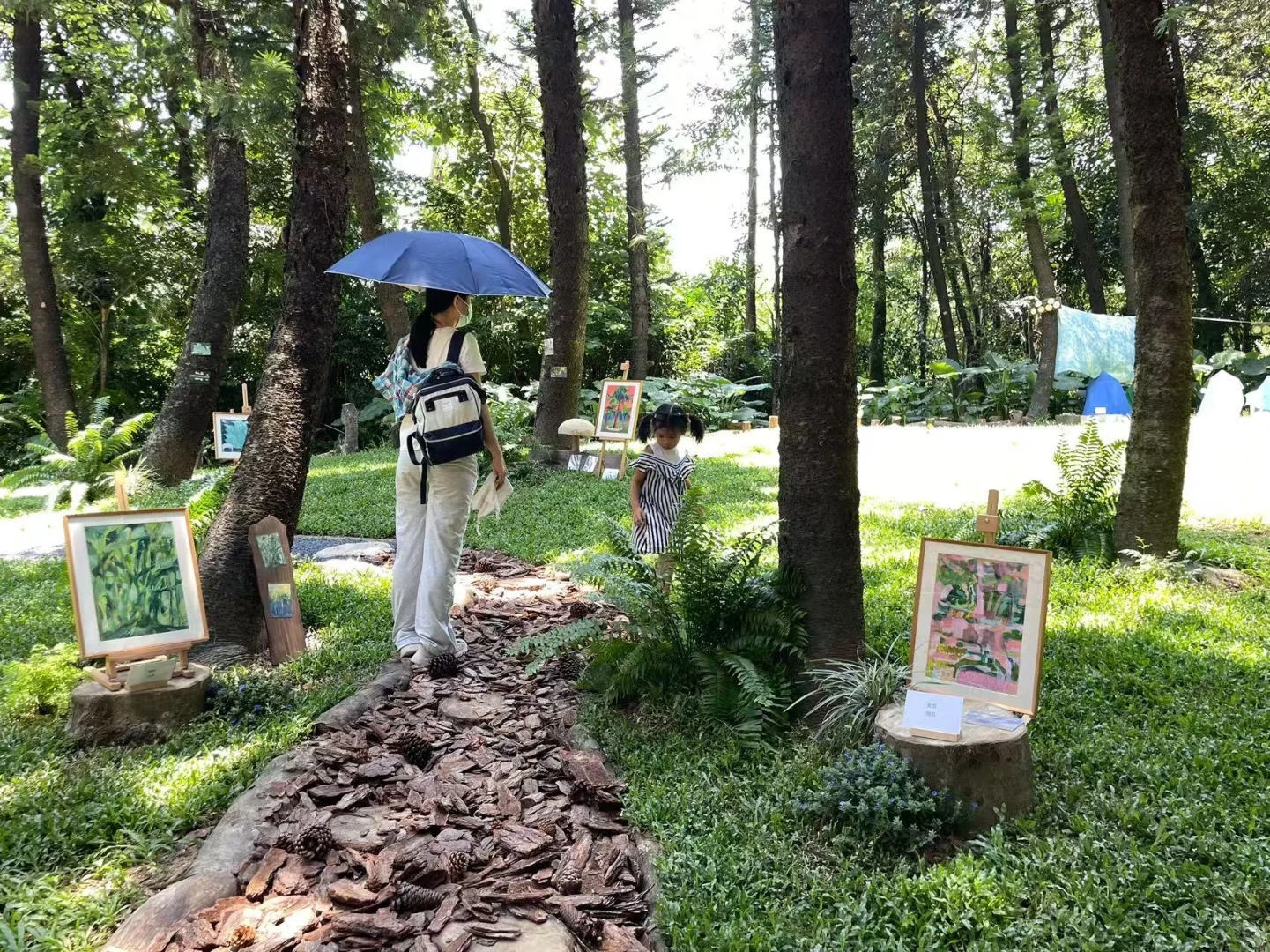 盛夏的森林主题画展｜接地Earthing