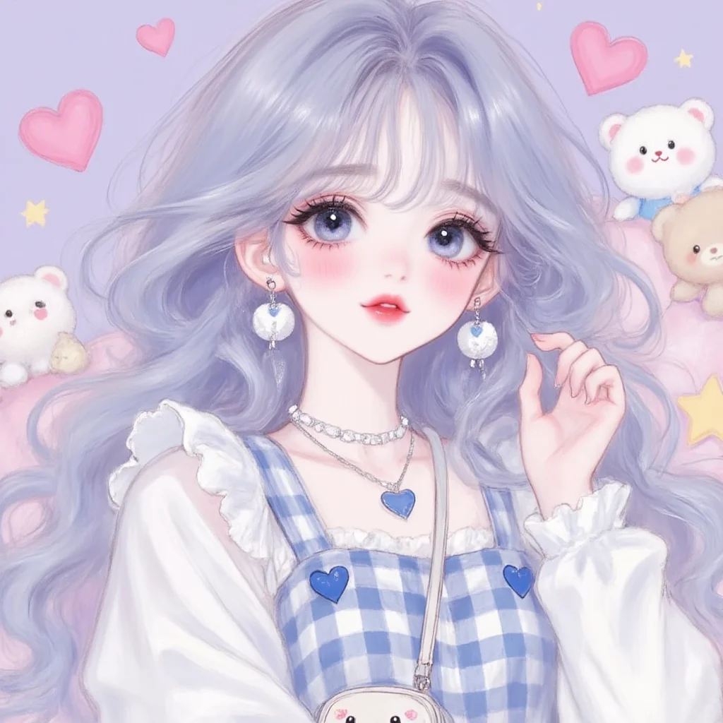 女头｜甜甜的插画女孩来啦～