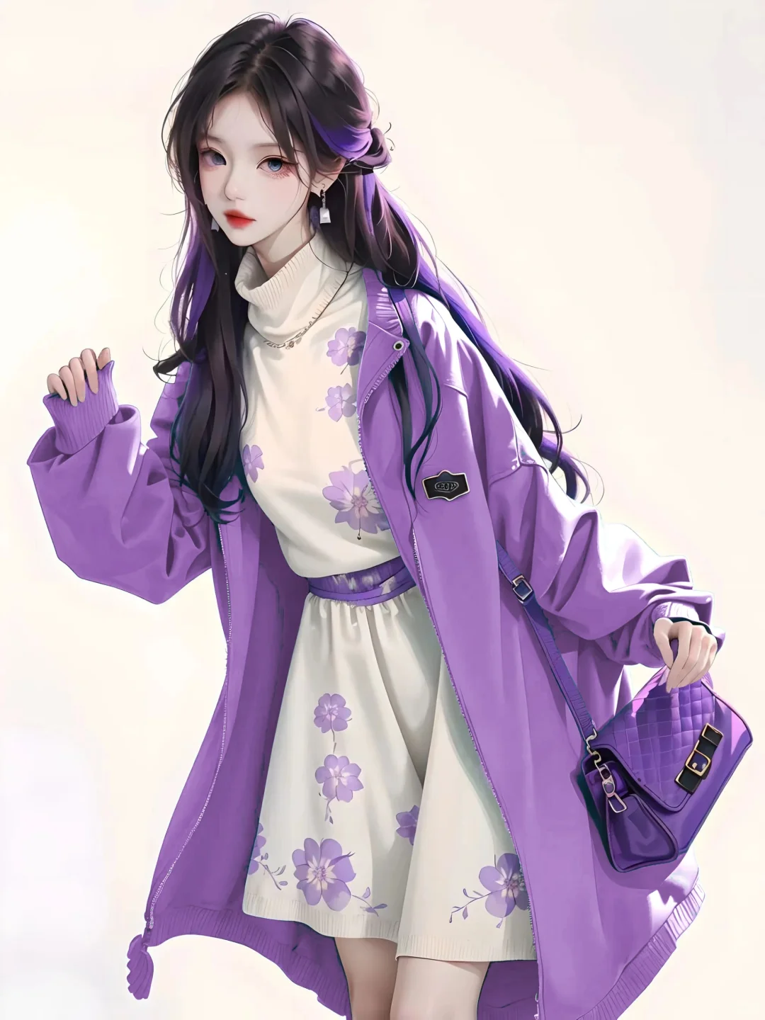 职场穿搭·魅惑紫