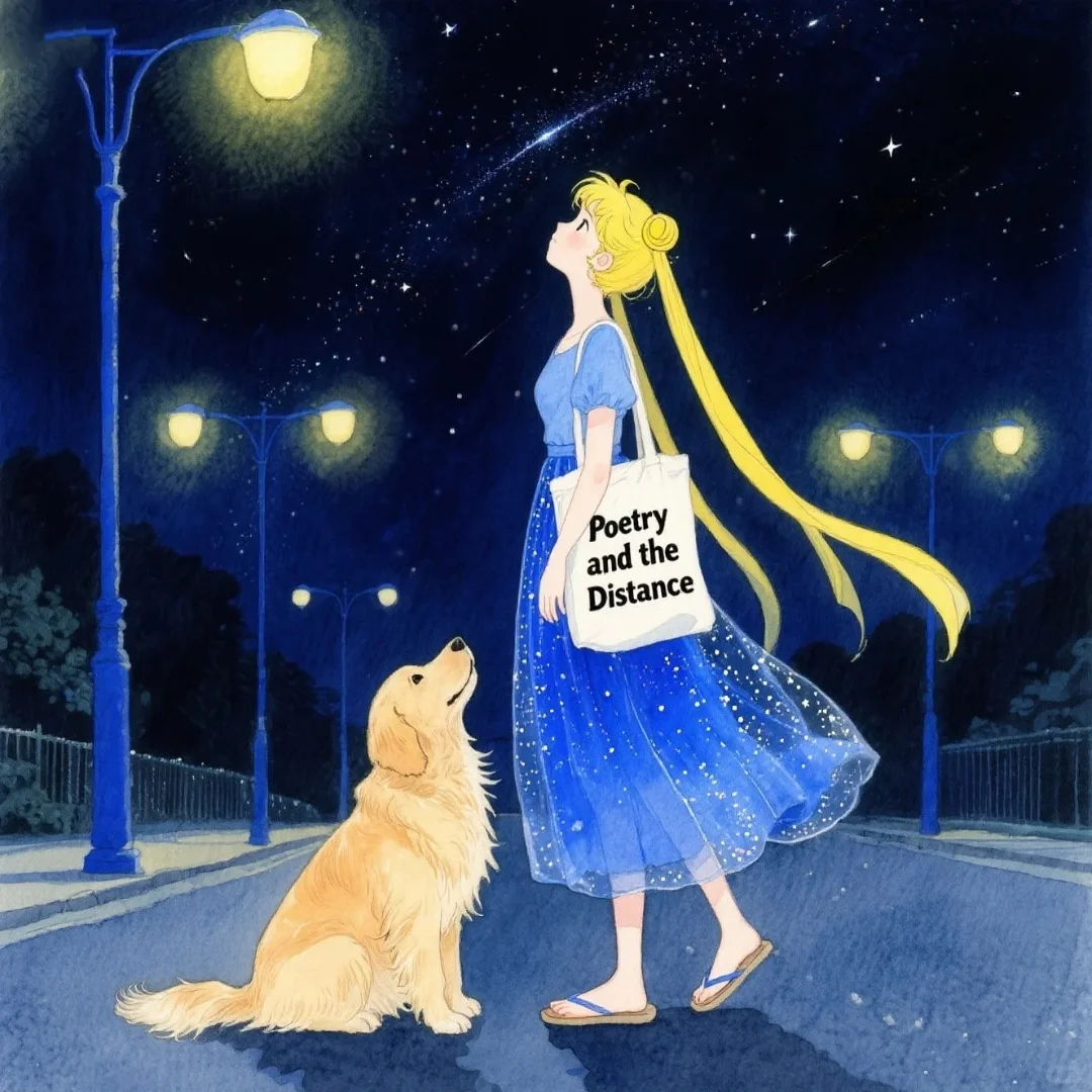 美少女战士与狗狗的浪漫时光💕