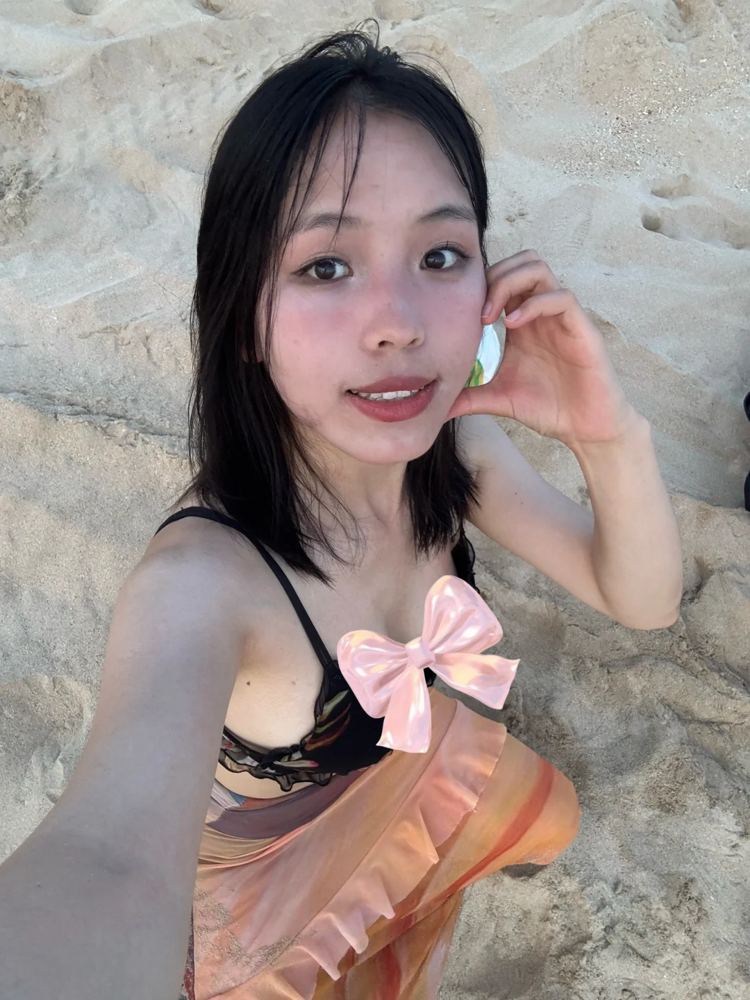 沙滩是最好的反光板🏖
