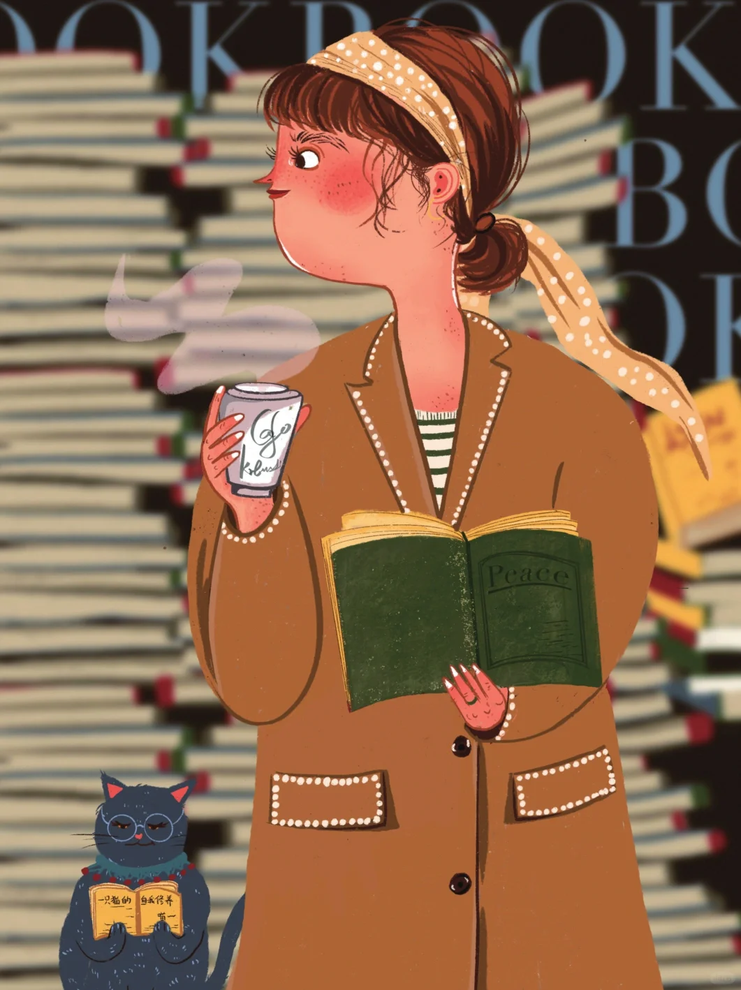 【插画分享】丰腴女孩的法式风情
