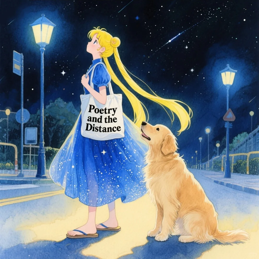 美少女战士与狗狗的浪漫时光💕