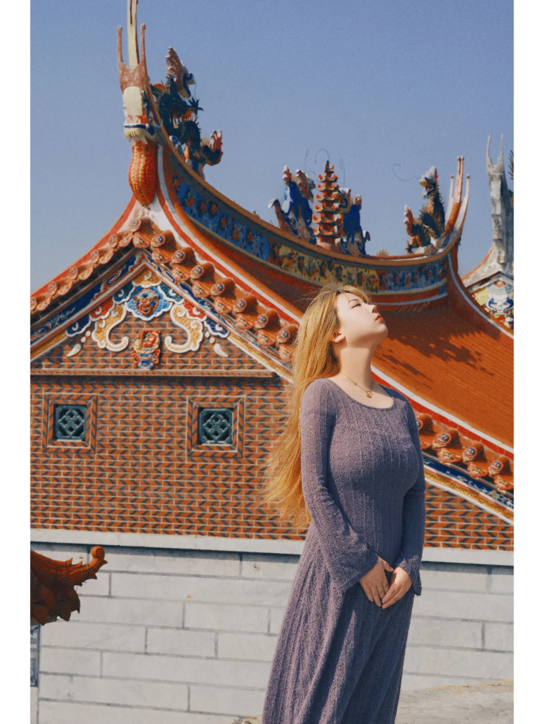 58元20底！晴天洛伽寺丰腴女生照样出片📸