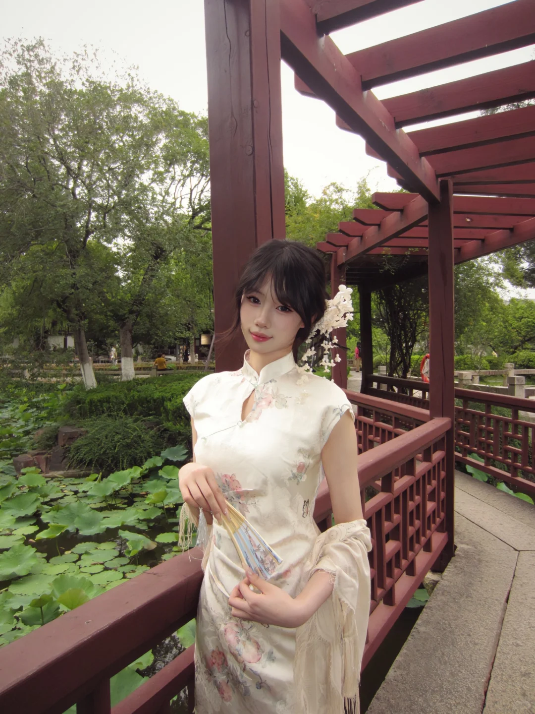 常熟陪拍📸｜苏州园林里的中式旗袍🍃