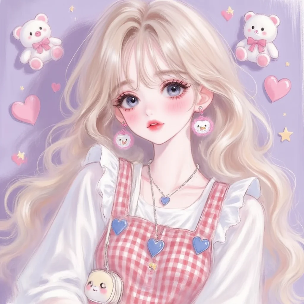 女头｜甜甜的插画女孩来啦～
