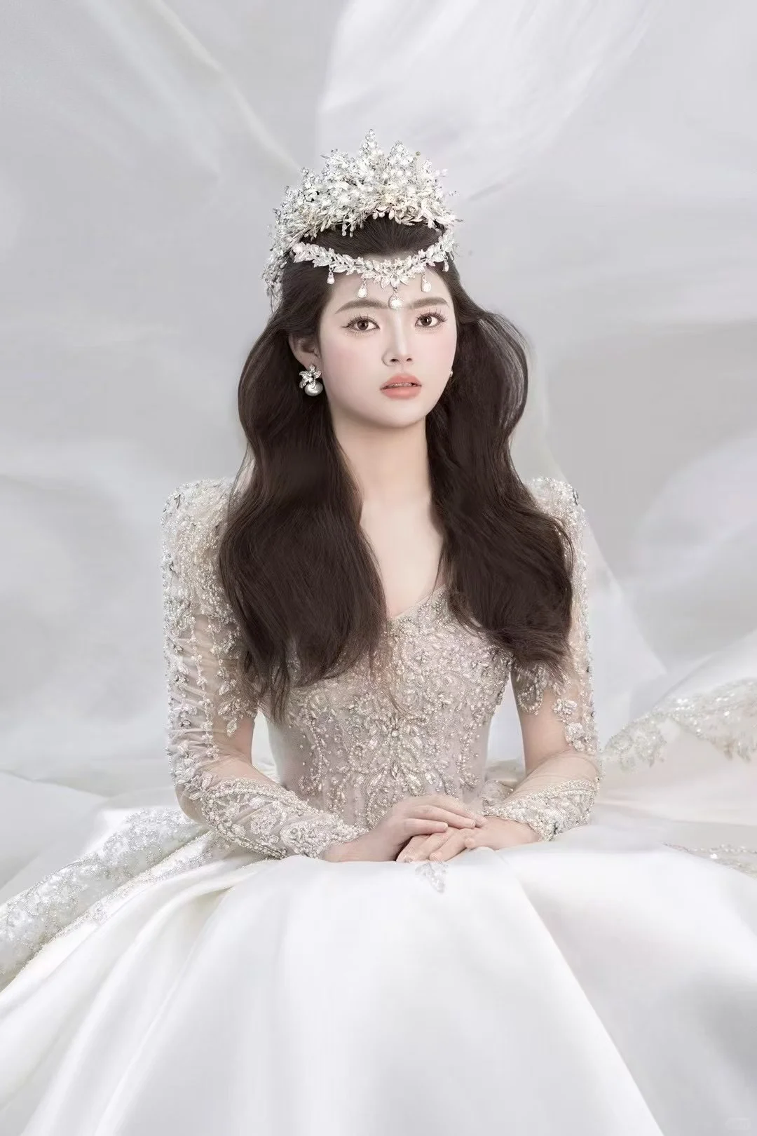 这是仙女吧，绝美白月光！