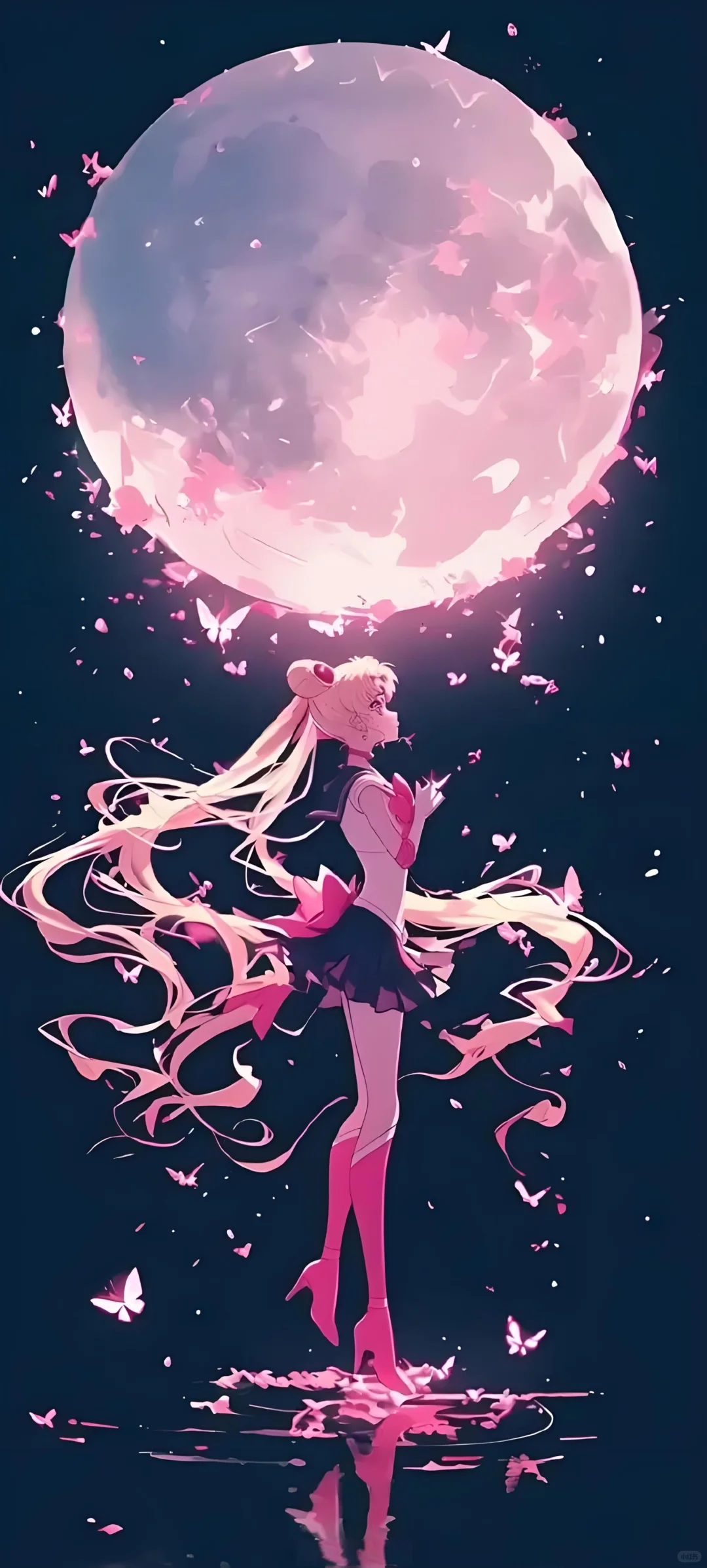 粉月亮美死我了🥺🥺🥺超绝美少女壁纸