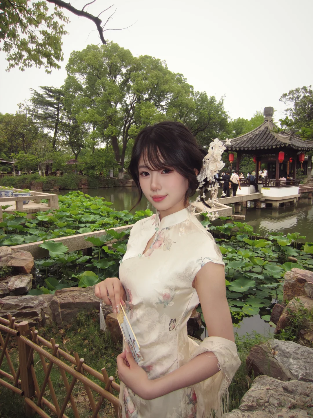 常熟陪拍📸｜苏州园林里的中式旗袍🍃