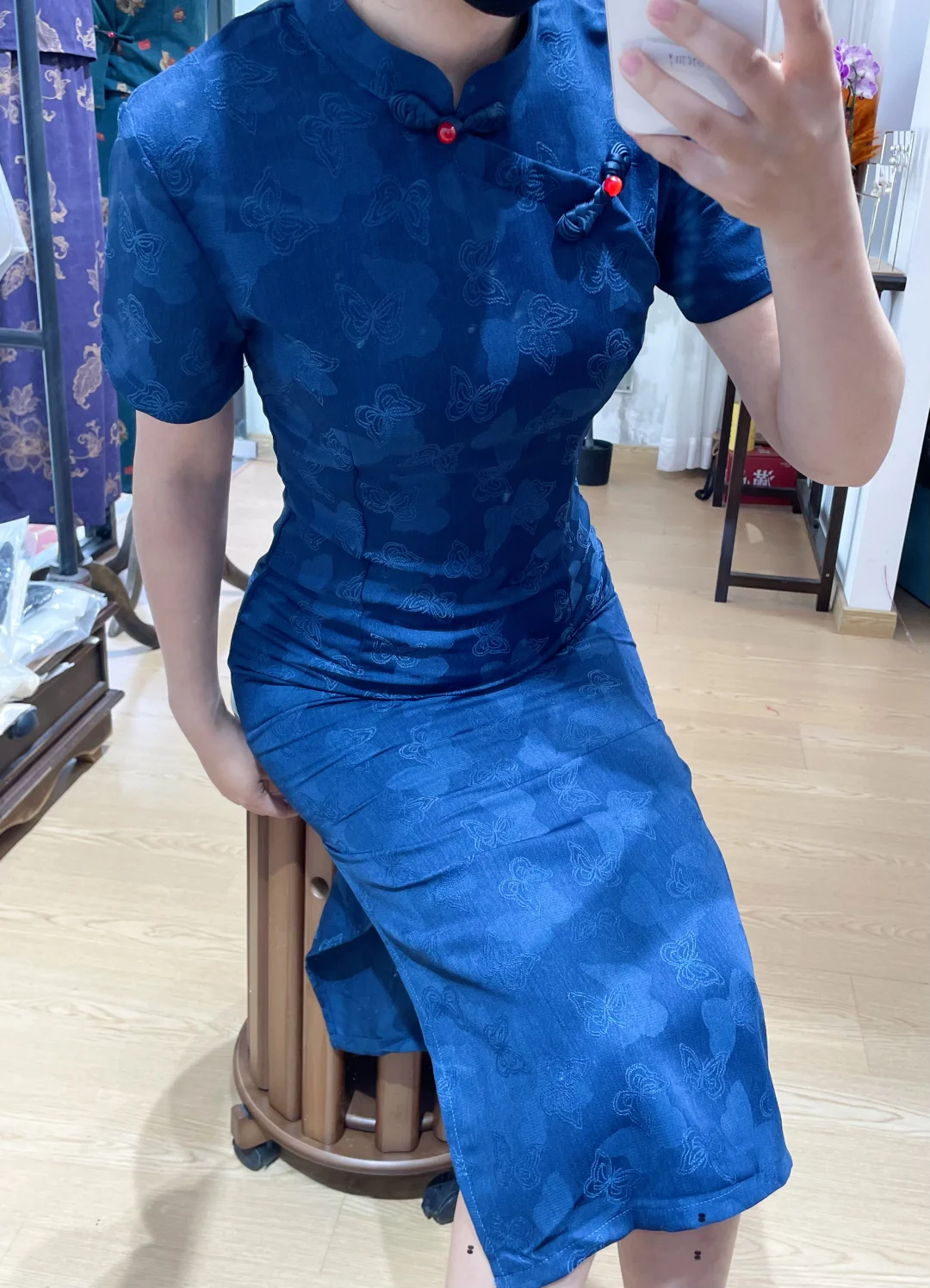 💙“贵气”感十足的蓝旗袍姐妹们我挖到宝了！