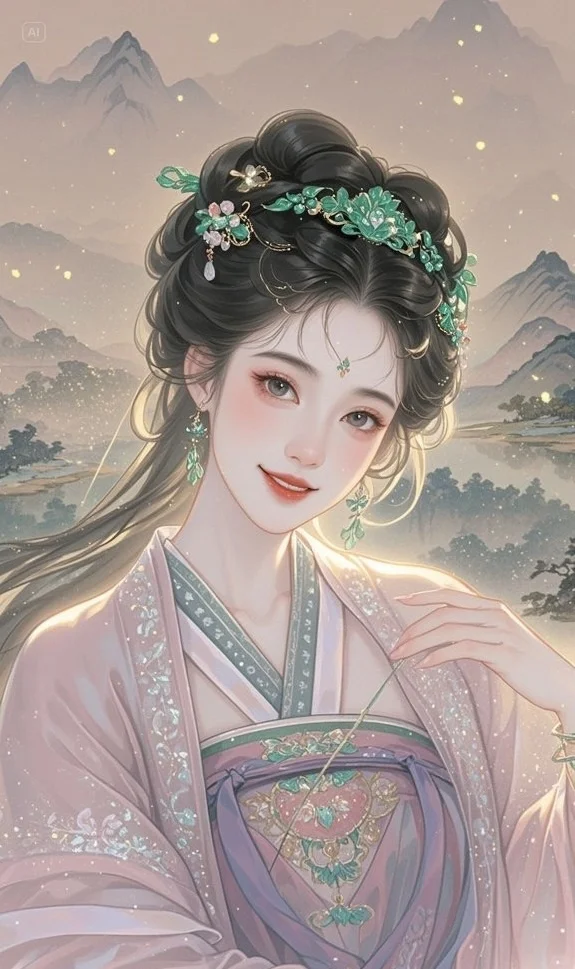 图一的国风美女，好美啊！