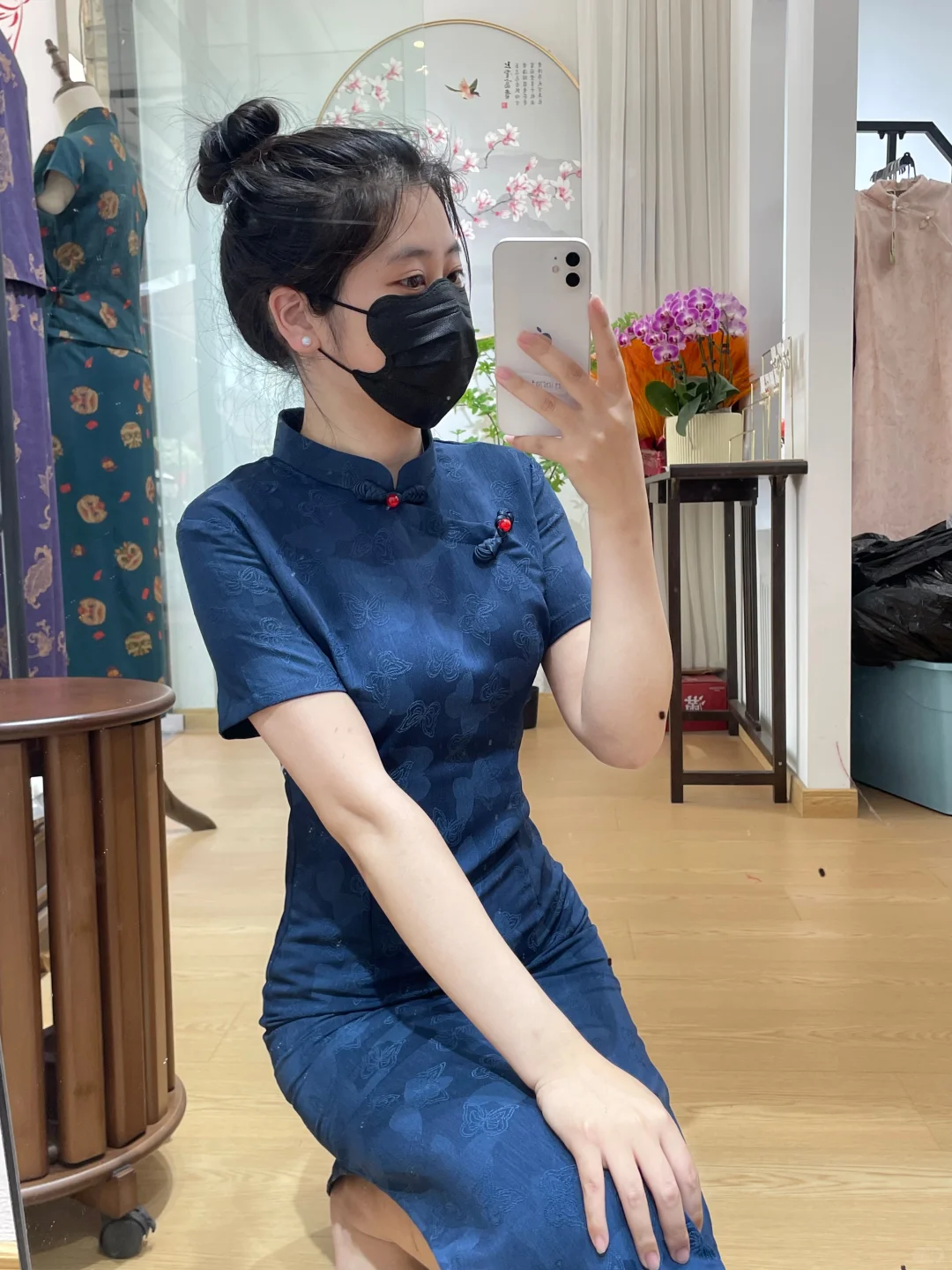 💙“贵气”感十足的蓝旗袍姐妹们我挖到宝了！
