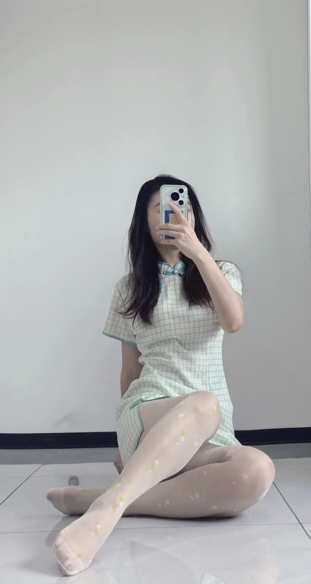 💚格纹旗袍 | 把民国清新感穿在身上💚
