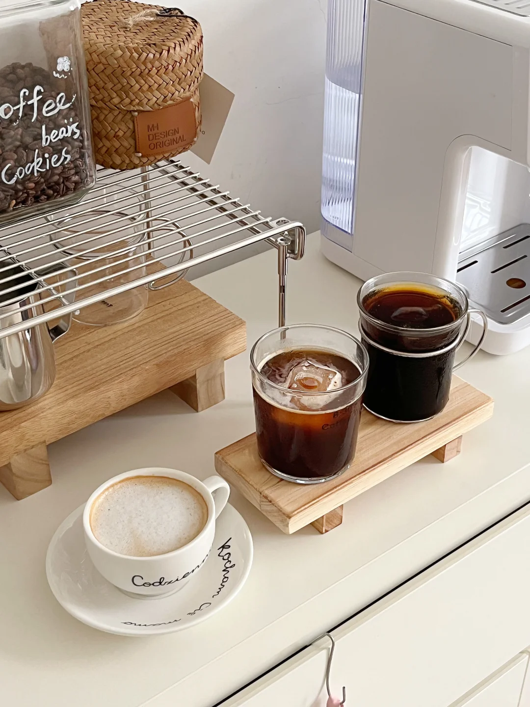 小户型改造｜1㎡韩系家庭咖啡馆实现☕自由