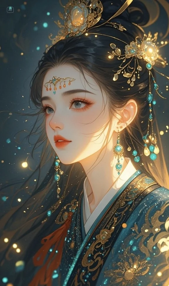 图一的国风美女，好美啊！