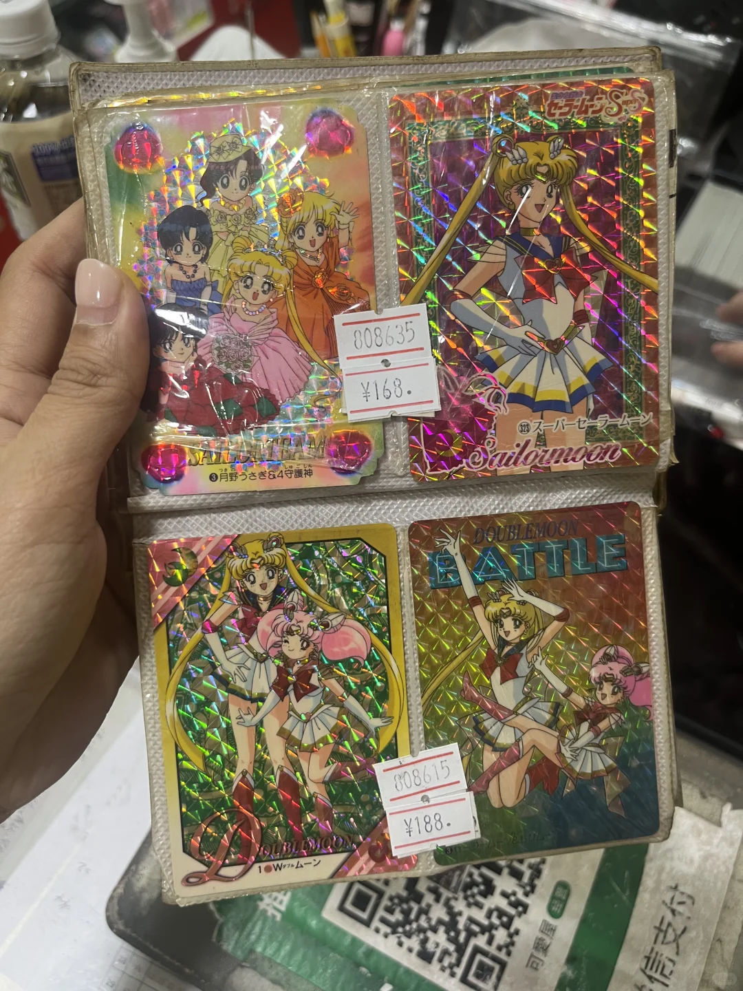 竟然还有文具店有美少女战士卡卖