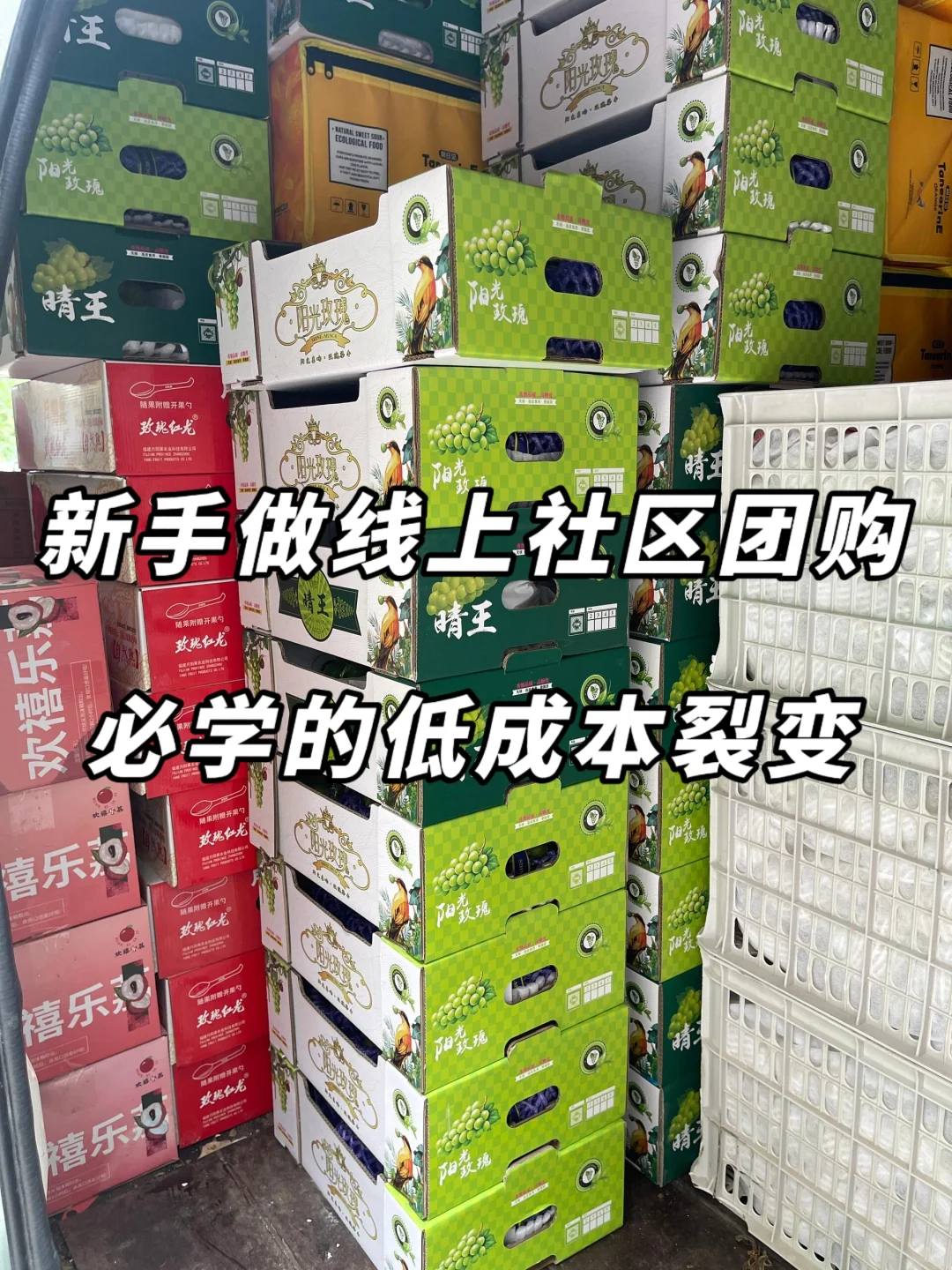 新手做线上社区团购，必学的低成本裂变❗