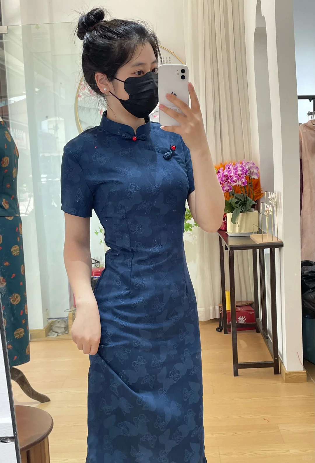 💙“贵气”感十足的蓝旗袍姐妹们我挖到宝了！