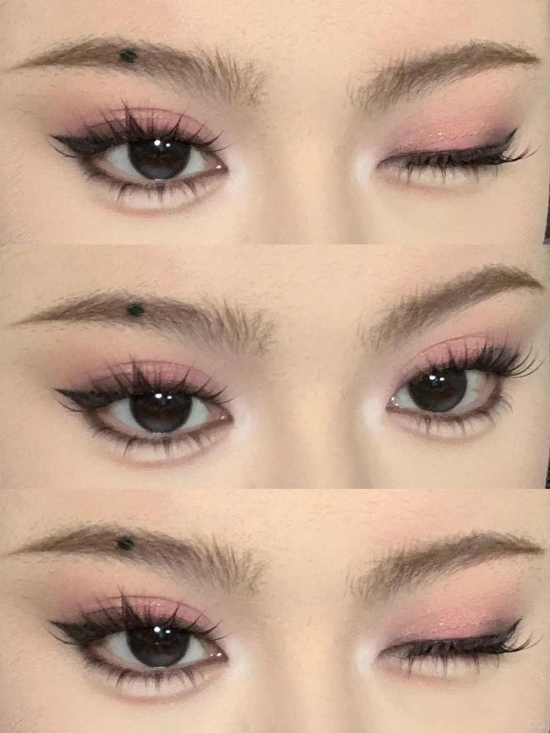 魅惑粉棕小烟熏！附画法保姆级详细教程‼️