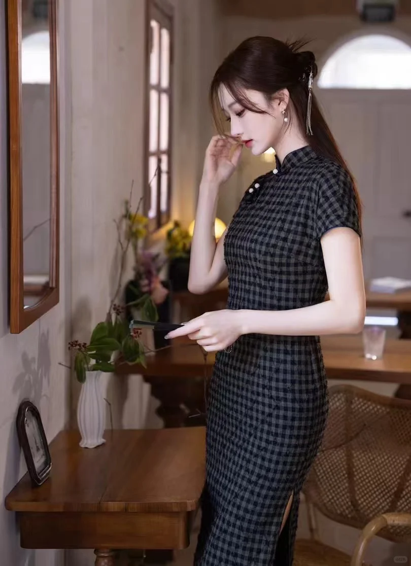 知性优雅旗袍穿搭～