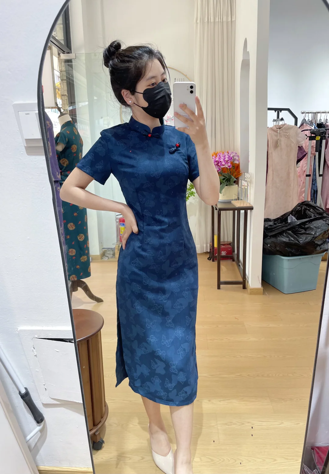 💙“贵气”感十足的蓝旗袍姐妹们我挖到宝了！