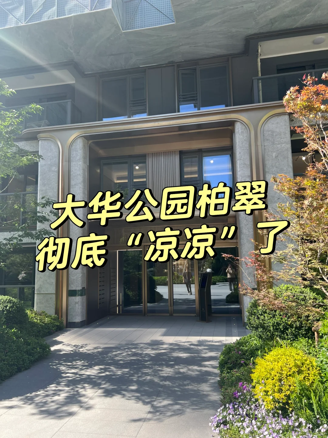 大华公园柏翠，为什么都不看“好”😂