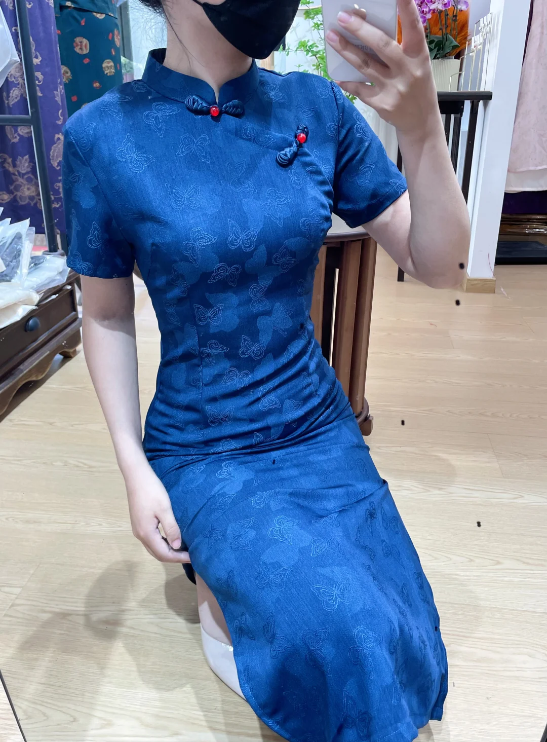 💙“贵气”感十足的蓝旗袍姐妹们我挖到宝了！