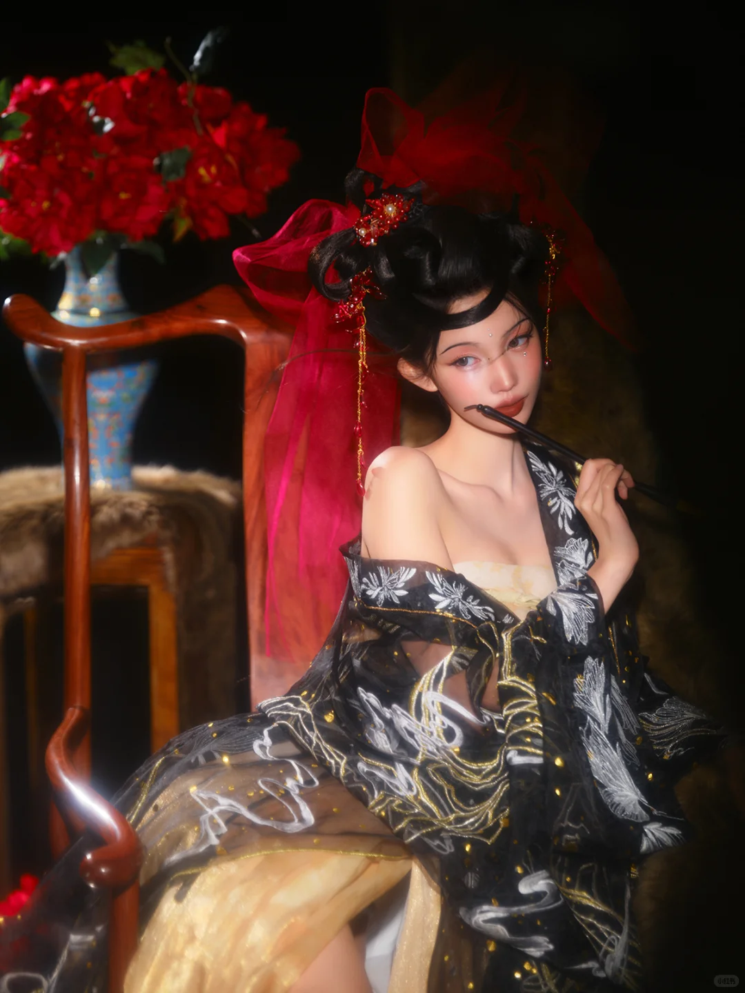 花魁情话🥀🥀魅惑感古风汉服写真