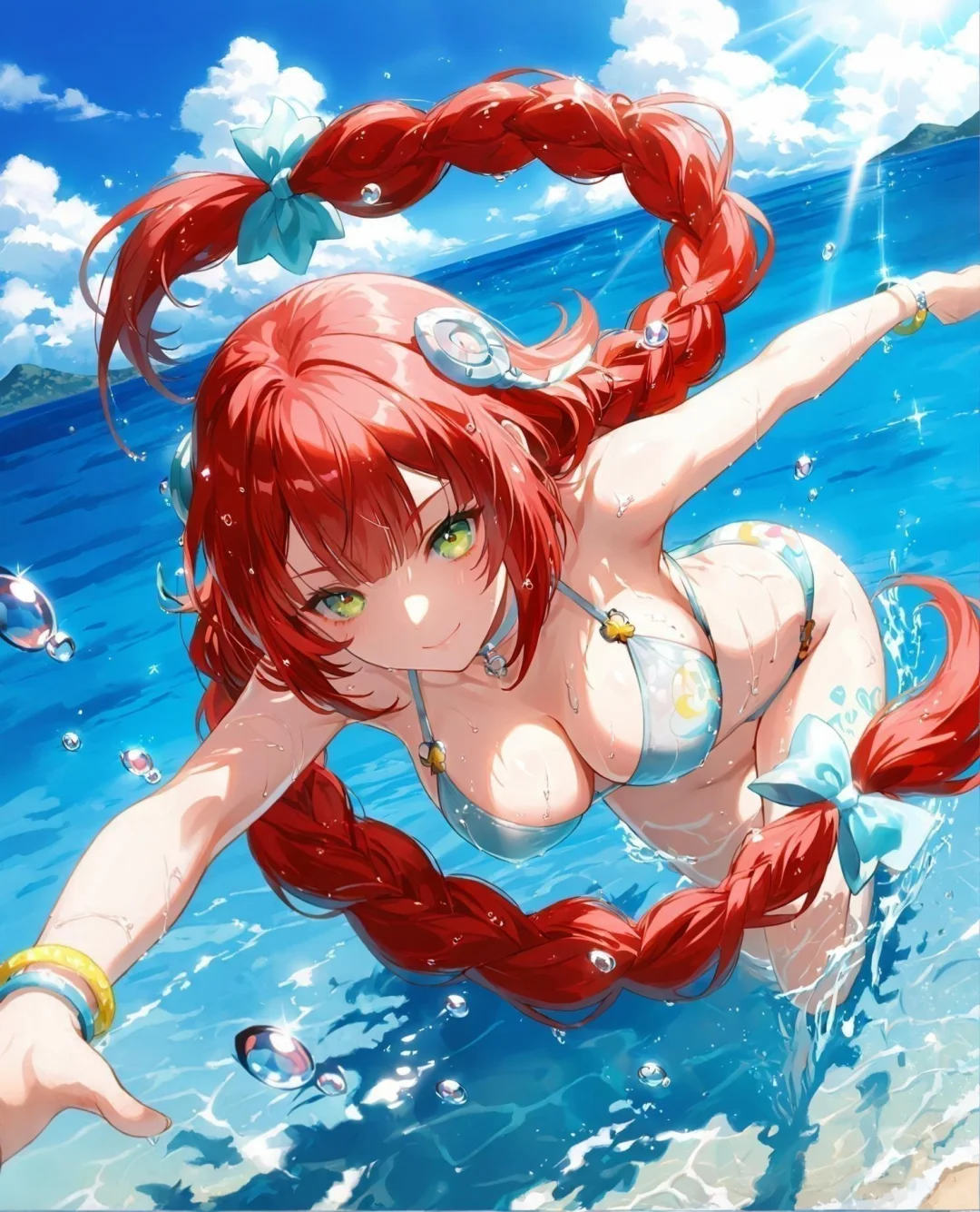 浮波柚叶 | 夏日海边心动时刻💖