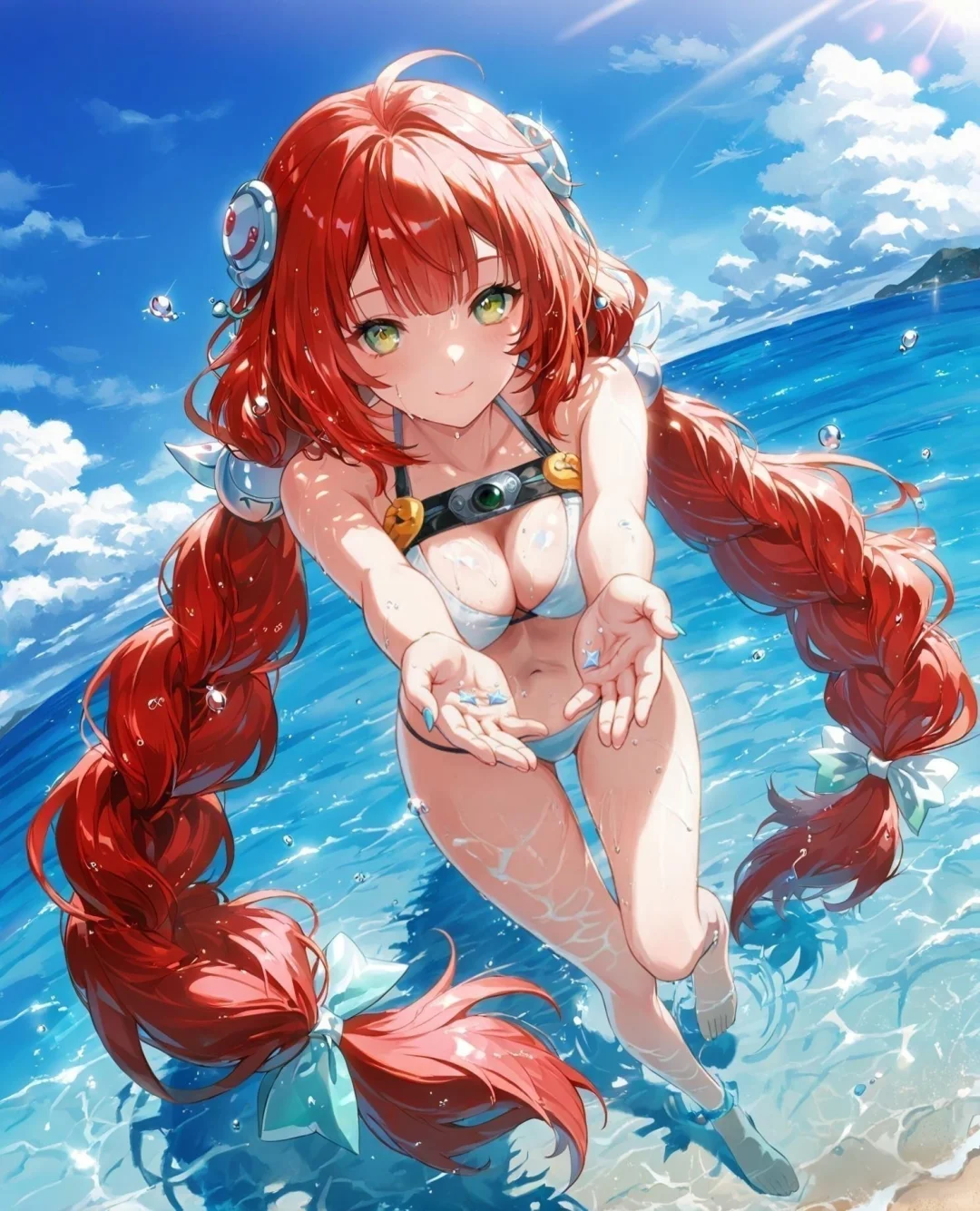 浮波柚叶 | 夏日海边心动时刻💖