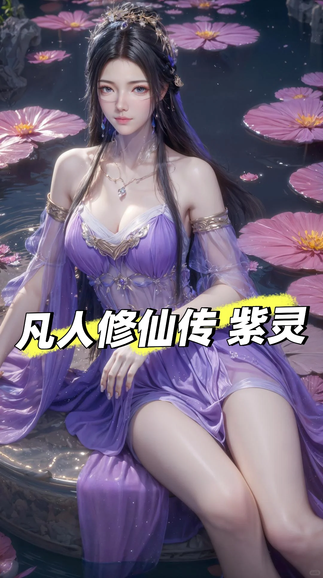 凡人修仙传紫灵高清ai壁纸分享30张