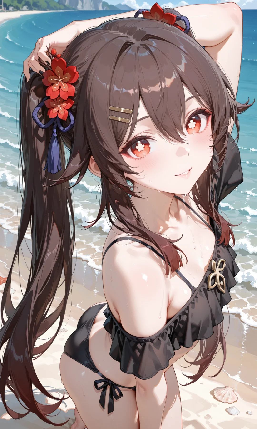 动漫壁纸｜原神 胡桃夏日海滩