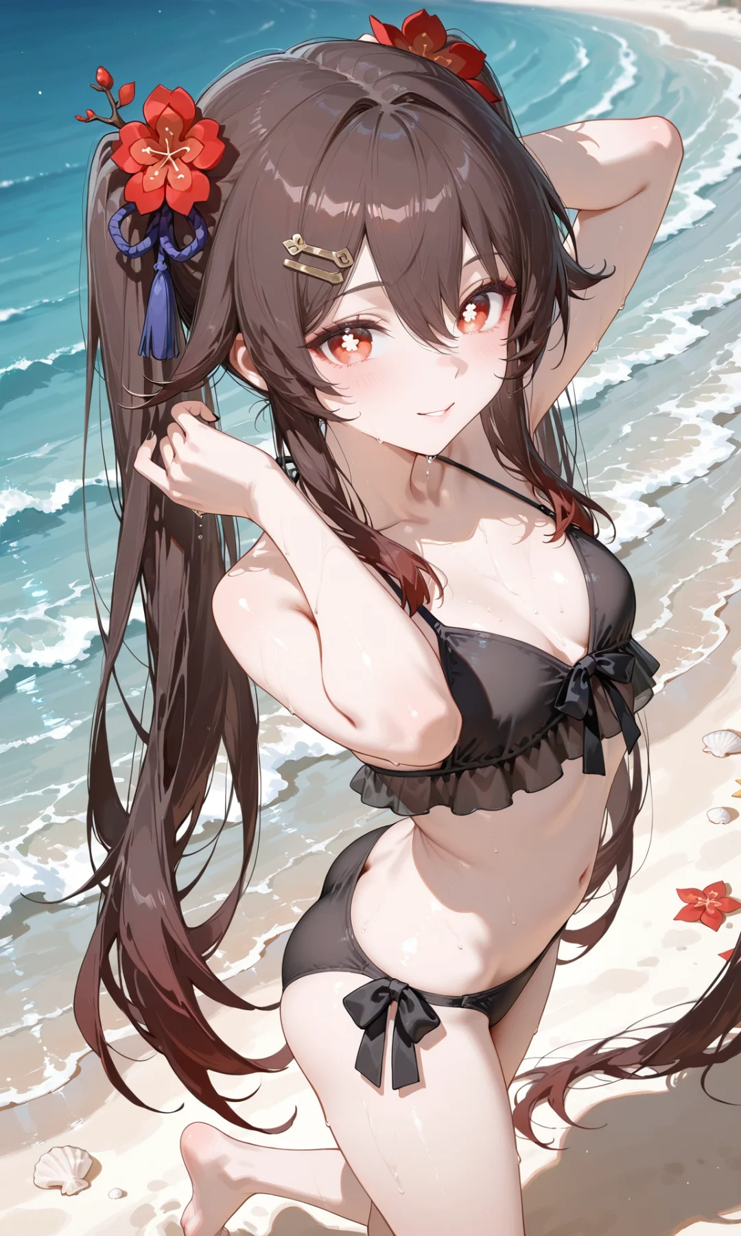 动漫壁纸｜原神 胡桃夏日海滩