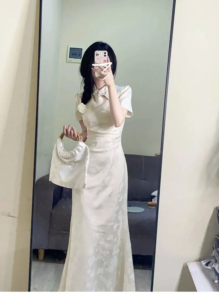 长款旗袍裙｜高个子拍照绝绝子